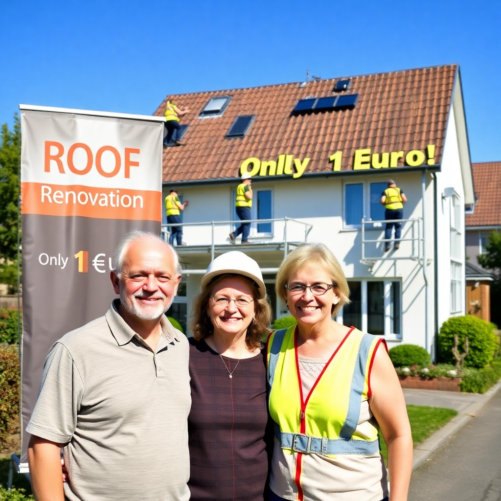 refaire sa toiture pour 1 euro
