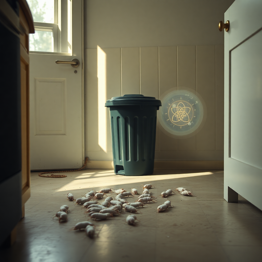 asticot dans la maison signification