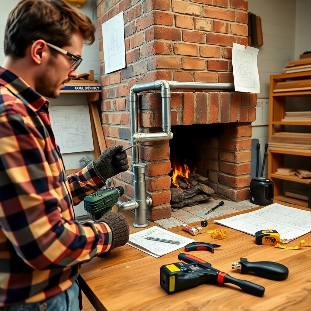 fabriquer un récupérateur de chaleur pour cheminée